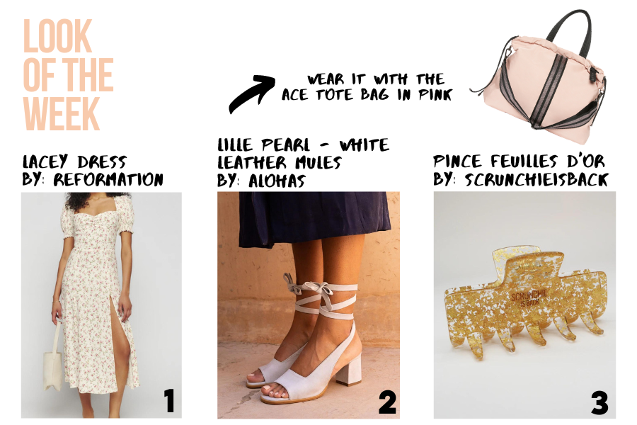 Girly outfit with the ACE Tote bag in pink & Giveaway