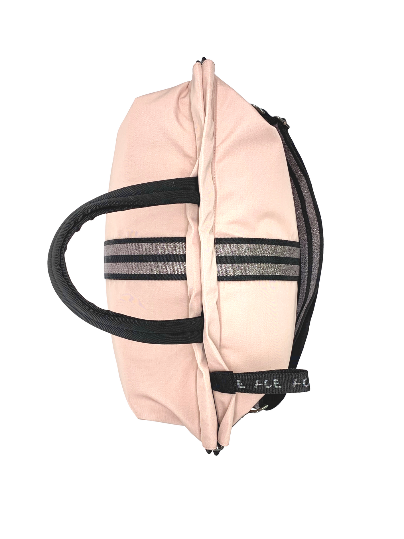 ACE Pink Nude gym bag in sustainable ECONYL