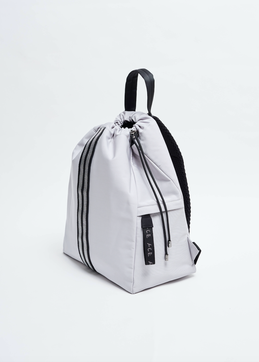 Light Grey sustainable Econyl Backpack